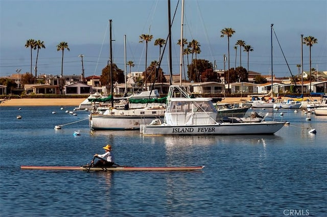 111 Via Lido Nord Unit B, Newport Beach, CA 92663 - dock area featuring a water view