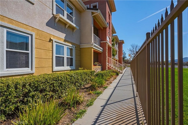 surrounding community with fence