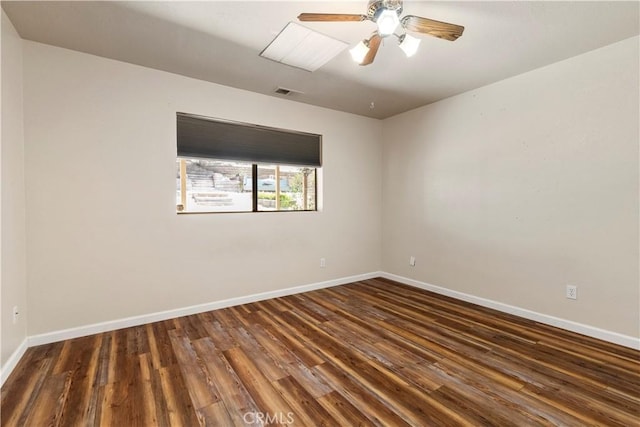 616 Jackson Dr, Paso Robles, CA 93446 - unfurnished room featuring wood finished floors and ceiling fan