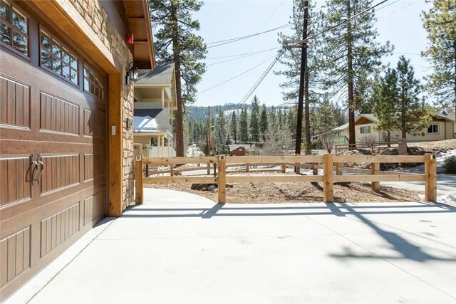 view of patio / terrace with fence