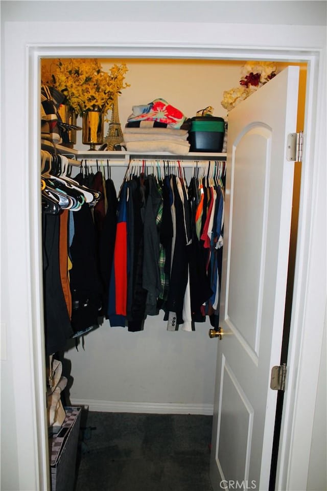 view of closet