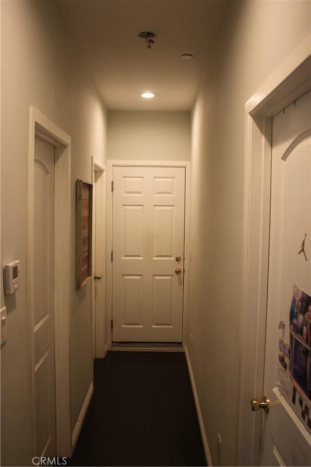 hall with baseboards