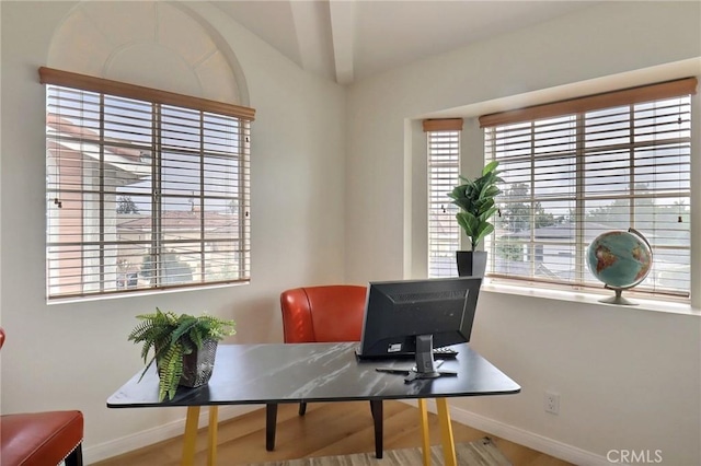 32 Diamond St Unit D, Arcadia, CA 91006 - office space featuring baseboards and wood finished floors