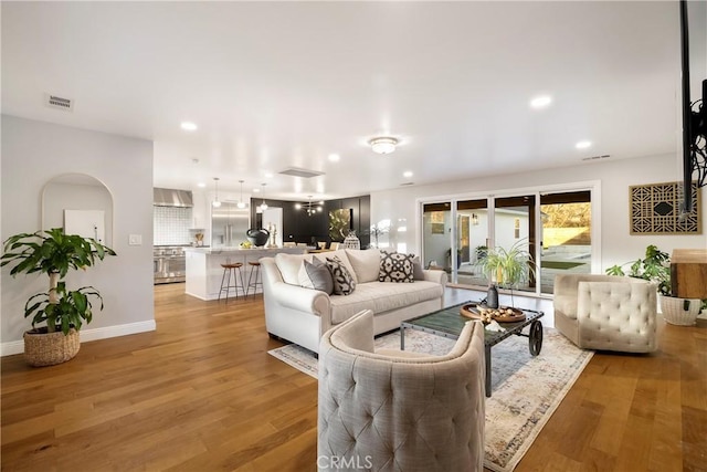 9243 Turner Ln, Durham, CA 95938 - living area with light wood-type flooring and recessed lighting