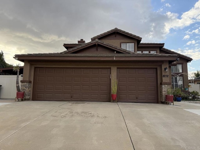 view of front of property