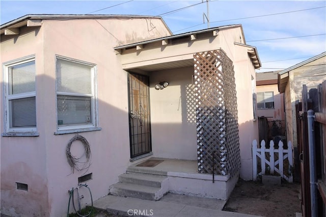 view of entrance to property