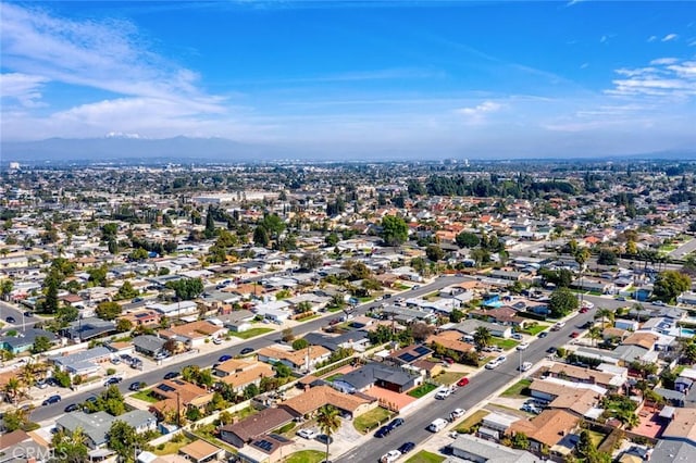 drone / aerial view featuring a residential view