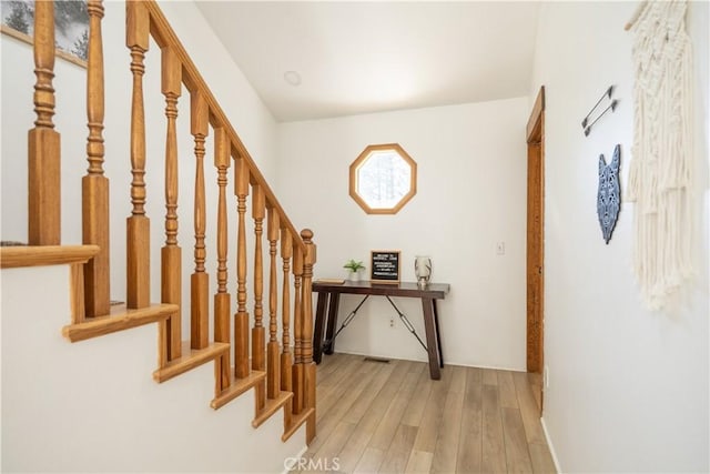 interior space featuring light hardwood / wood-style floors