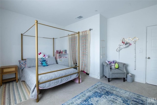 bedroom featuring carpet floors