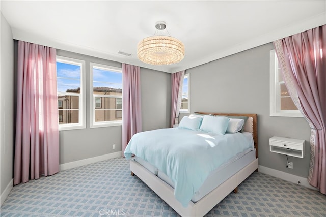bedroom featuring carpet flooring