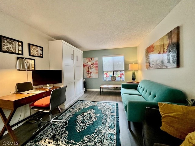 2230 S Palm Canyon Dr Unit 7, Palm Springs, CA 92264 - office space with wood finished floors and a textured ceiling