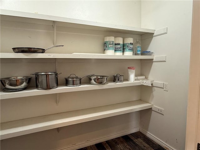 view of pantry