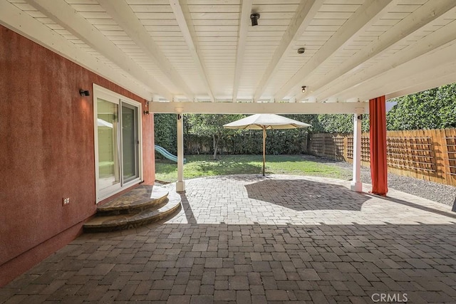 view of patio