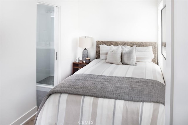 bedroom with ensuite bath