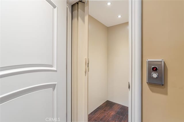 27 Round Up Rd, Bell Canyon, CA 91307 - elevator with wood finished floors and recessed lighting