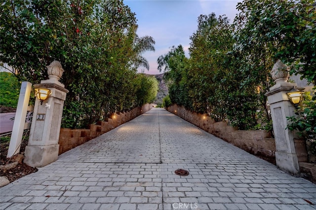 27 Round Up Rd, Bell Canyon, CA 91307 - view of gate at dusk