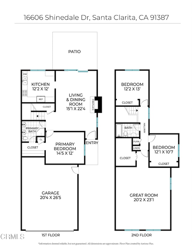 16606 Shinedale Dr, Canyon Country, CA 91387 - property floor plan