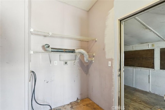 laundry room with hookup for an electric dryer