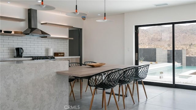 8750 Desert Shadows, Joshua Tree, CA 92252 - dining room with a mountain view