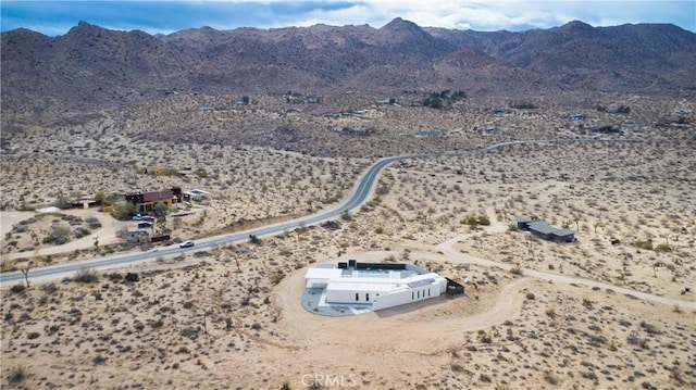 8750 Desert Shadows, Joshua Tree, CA 92252 - overview of rural landscape featuring a desert landscape and a mountain backdrop