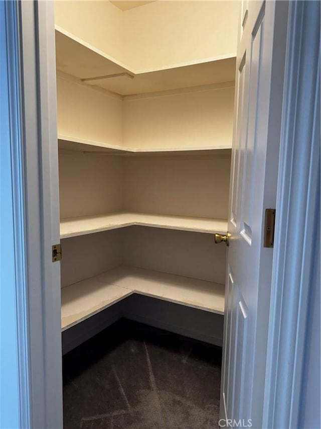 view of pantry