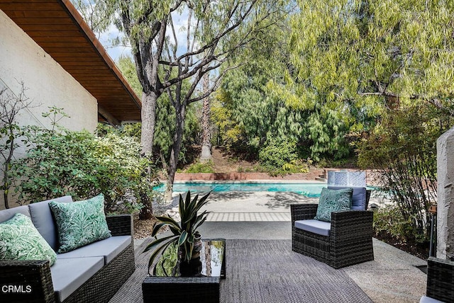 view of patio / terrace with outdoor lounge area