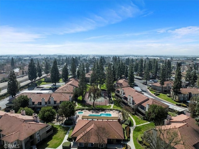 10151 Arrow Rte Unit 123, Rancho Cucamonga, CA 91730 - aerial view of residential area featuring a pool