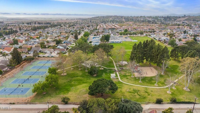 bird's eye view featuring a residential view