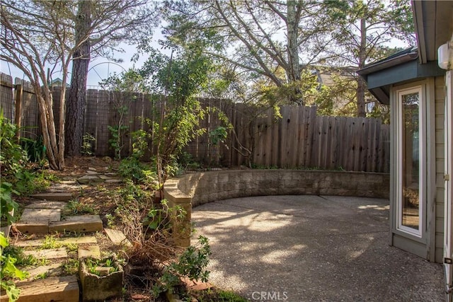 view of patio / terrace with a fenced backyard