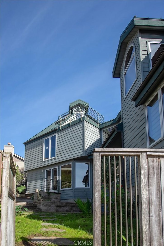 view of rear view of house