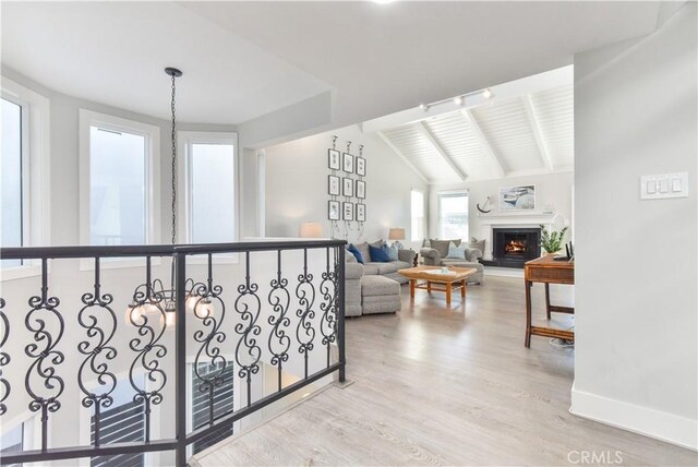 16791 Bayview Dr, Huntington Beach, CA 92649 - corridor with light wood-style flooring and baseboards