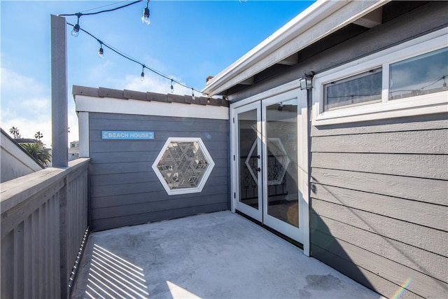 16791 Bayview Dr, Huntington Beach, CA 92649 - view of patio / terrace featuring french doors