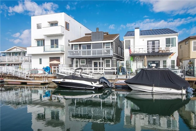 16791 Bayview Dr, Huntington Beach, CA 92649 - dock featuring a water view