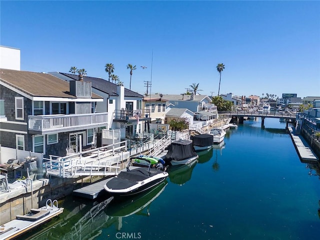 16791 Bayview Dr, Huntington Beach, CA 92649 - dock area with a water view