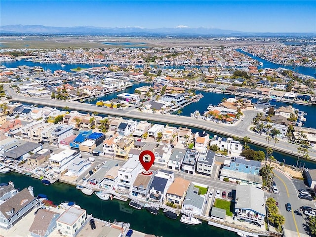 16791 Bayview Dr, Huntington Beach, CA 92649 - aerial view of property's location featuring a large body of water and a marina