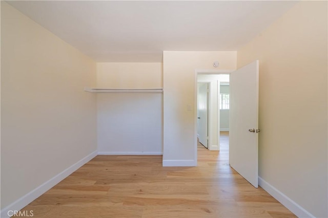 interior space featuring light hardwood / wood-style flooring