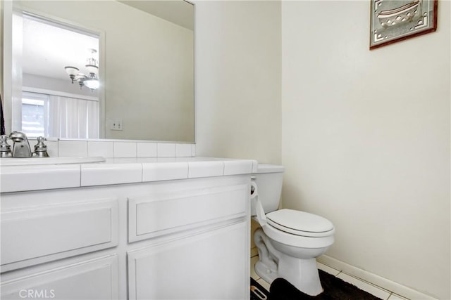 2061 W Redlands Blvd Unit 8C, Redlands, CA 92373 - bathroom with vanity and tile patterned floors