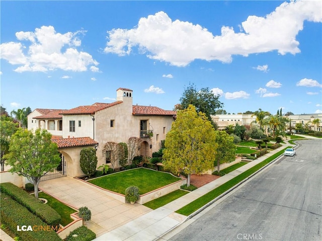 view of mediterranean / spanish-style home