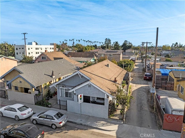 birds eye view of property featuring a residential view