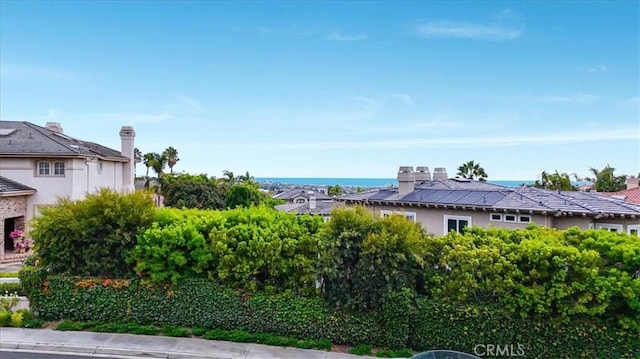property view of water