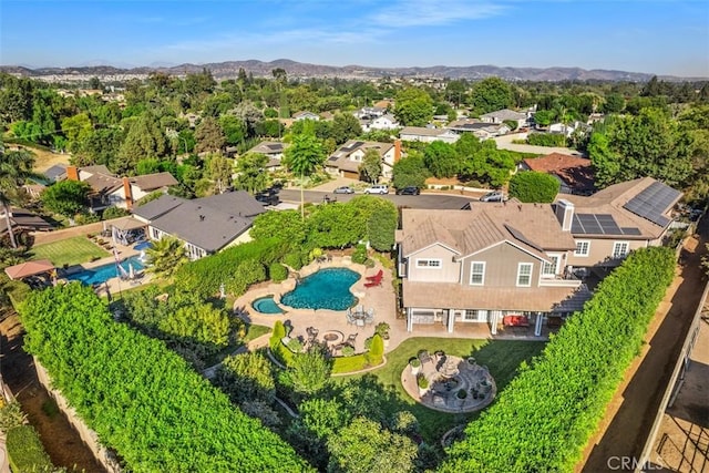 5571 Clover Hill Dr, Yorba Linda, CA 92886 - birds eye view of property featuring a mountain view