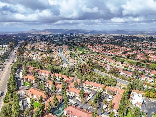 12059 Alta Carmel Ct Unit 167, San Diego, CA 92128 - aerial view of property and surrounding area with a mountainous background