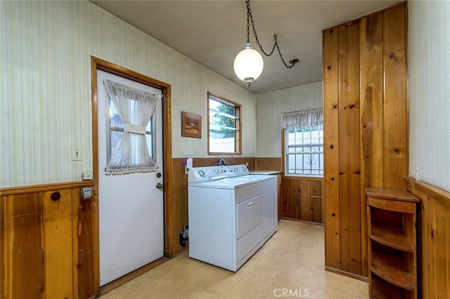 laundry area with washer and dryer