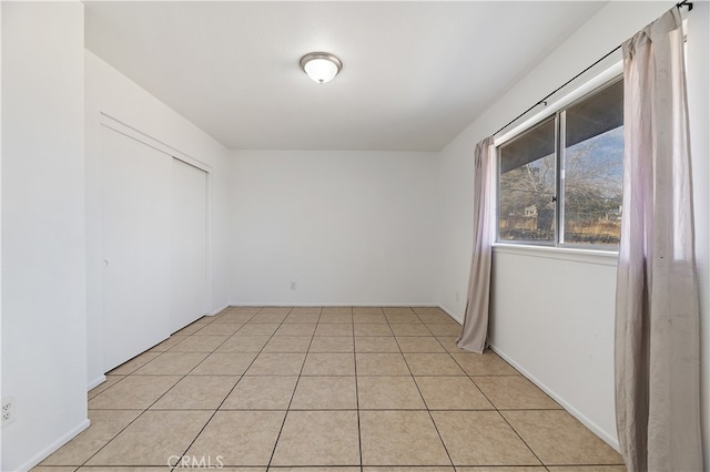 view of tiled empty room