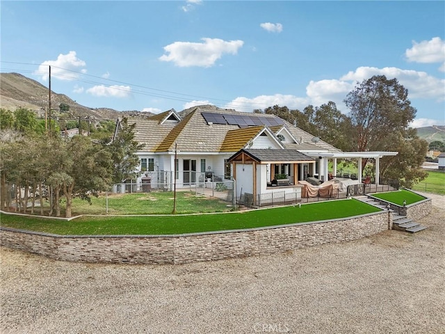 4210 Crestview Dr, Norco, CA 92860 - view of front of house featuring a tiled roof and a patio