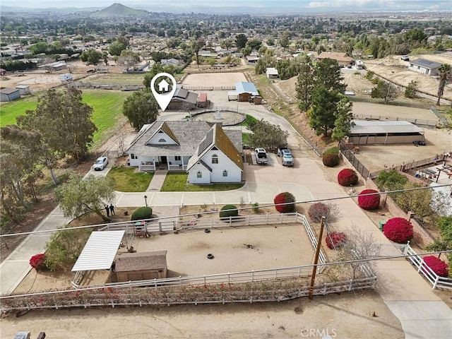 4210 Crestview Dr, Norco, CA 92860 - aerial view of property and surrounding area