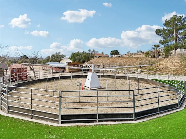 4210 Crestview Dr, Norco, CA 92860 - view of yard with an enclosed horse arena