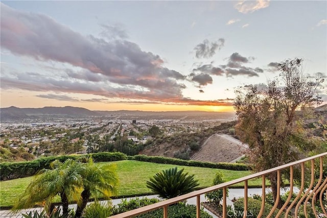 property view of mountains