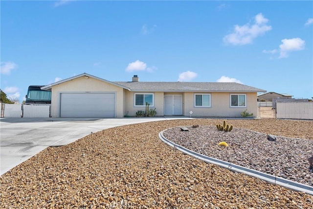 ranch-style house with a garage