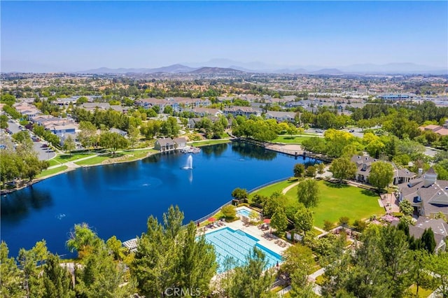 40241 Courtland Way, Temecula, CA 92591 - drone / aerial view with a water and mountain view